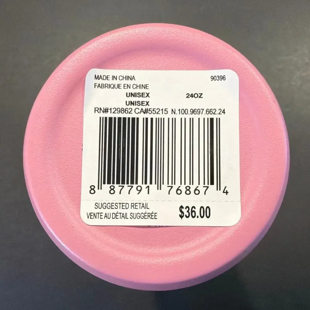 NEW Nike Insulated Stainless Steel Water Bottle, 24 oz, Pink